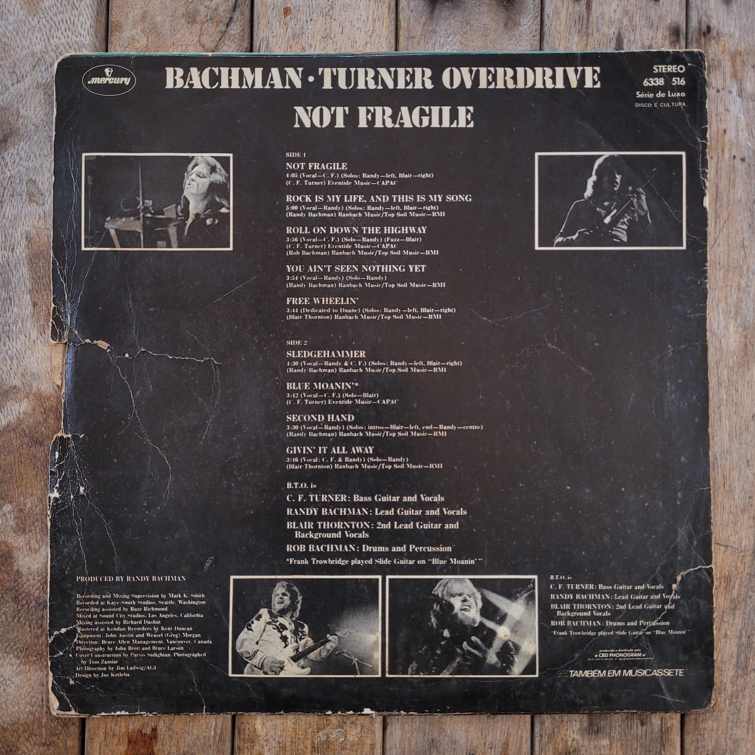 Bachman-Turner Overdrive - Not Fragile - Thumbnail 2